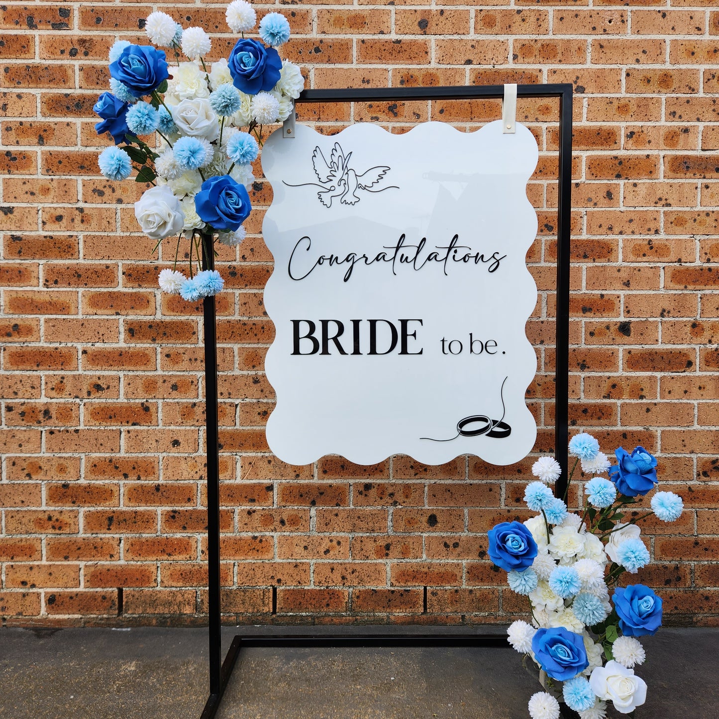 Raised Letter Wedding/ Engagement Welcome Sign