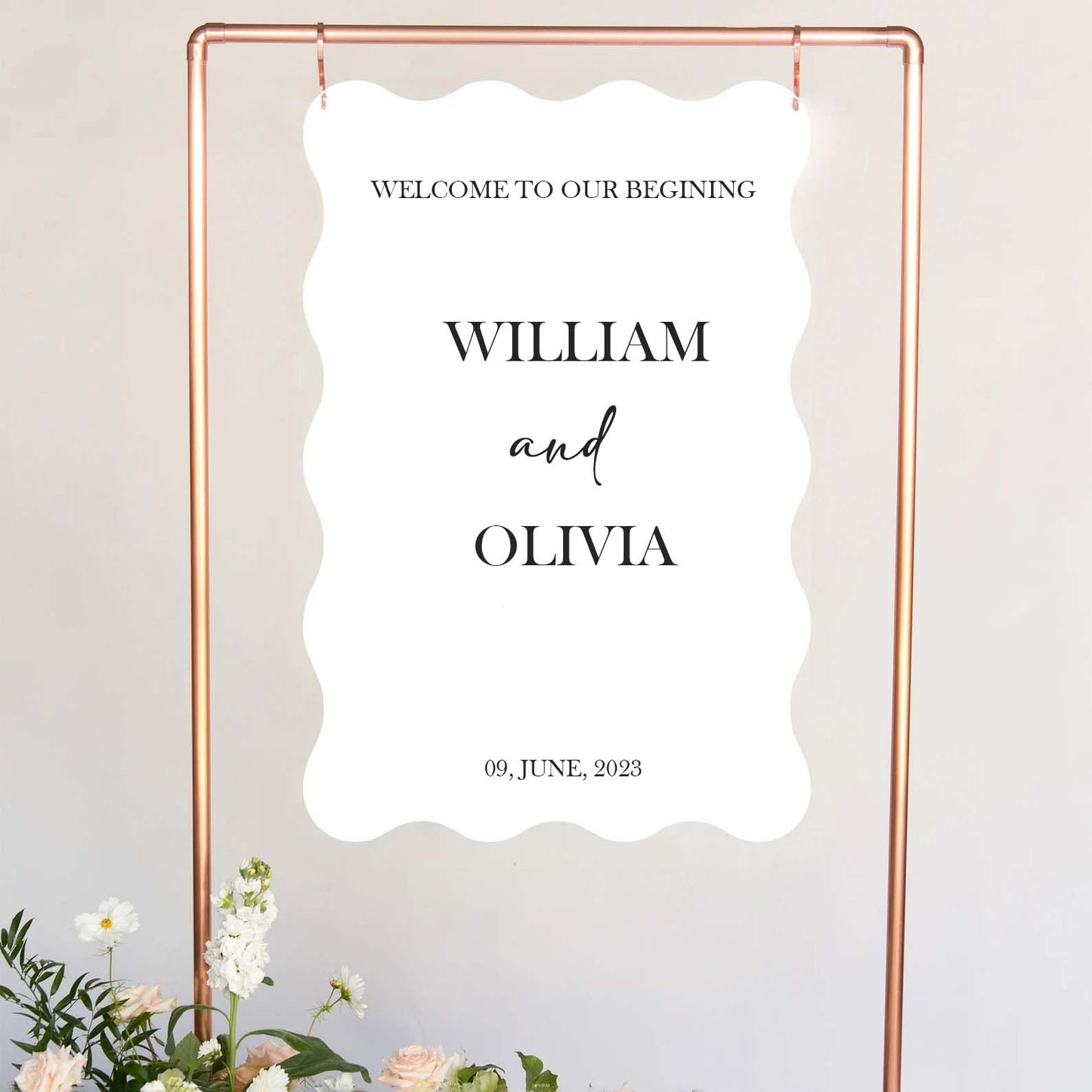 Wedding/ Engagement Welcome Sign