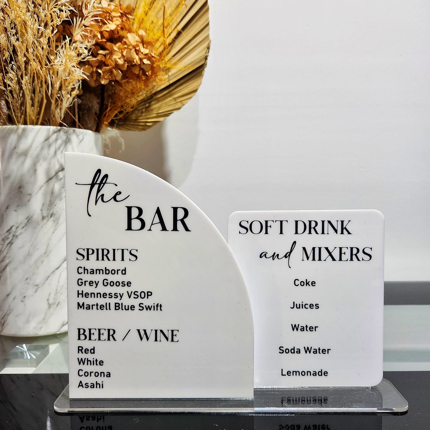 Bar & Drinks Menu