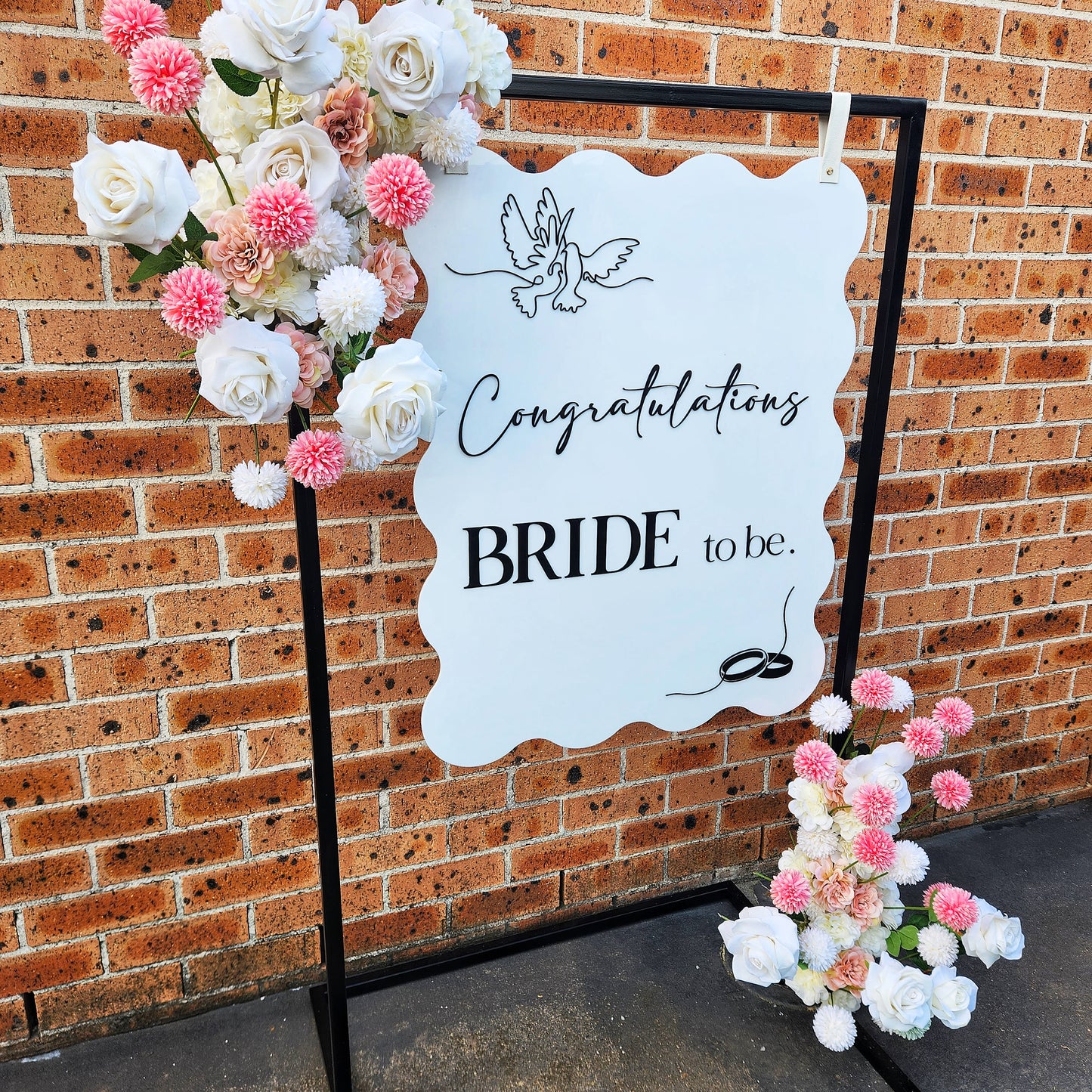 Raised Letter Wedding/ Engagement Welcome Sign