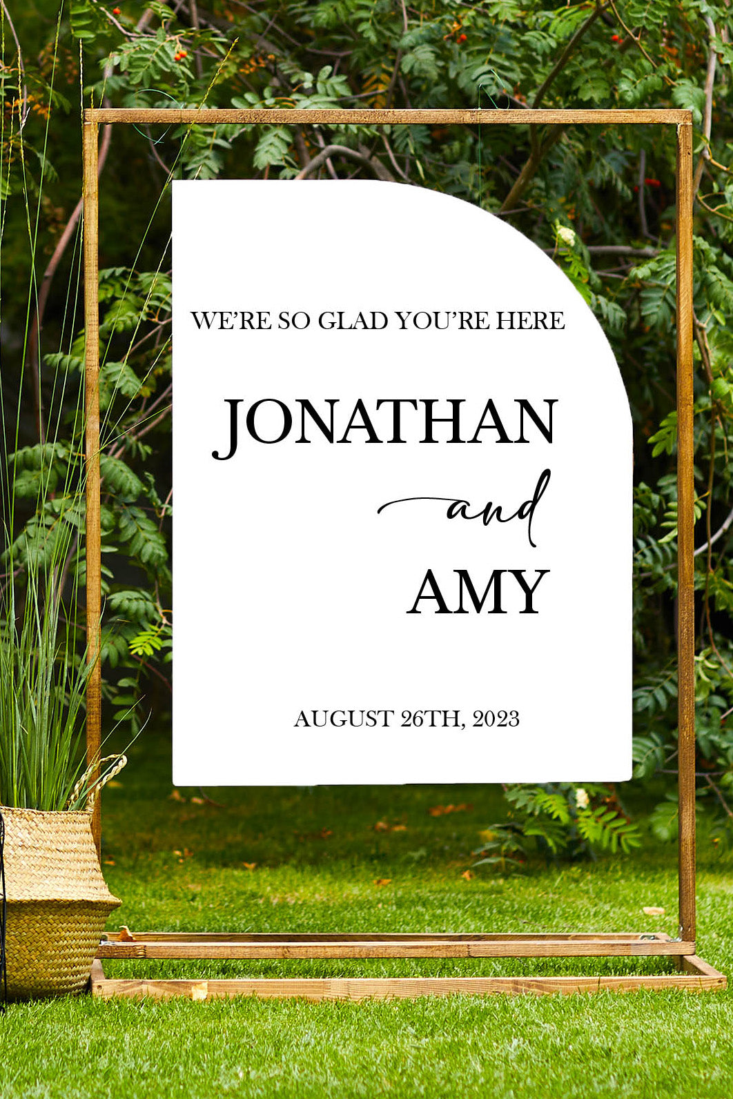 Wedding/ Engagement Welcome Sign