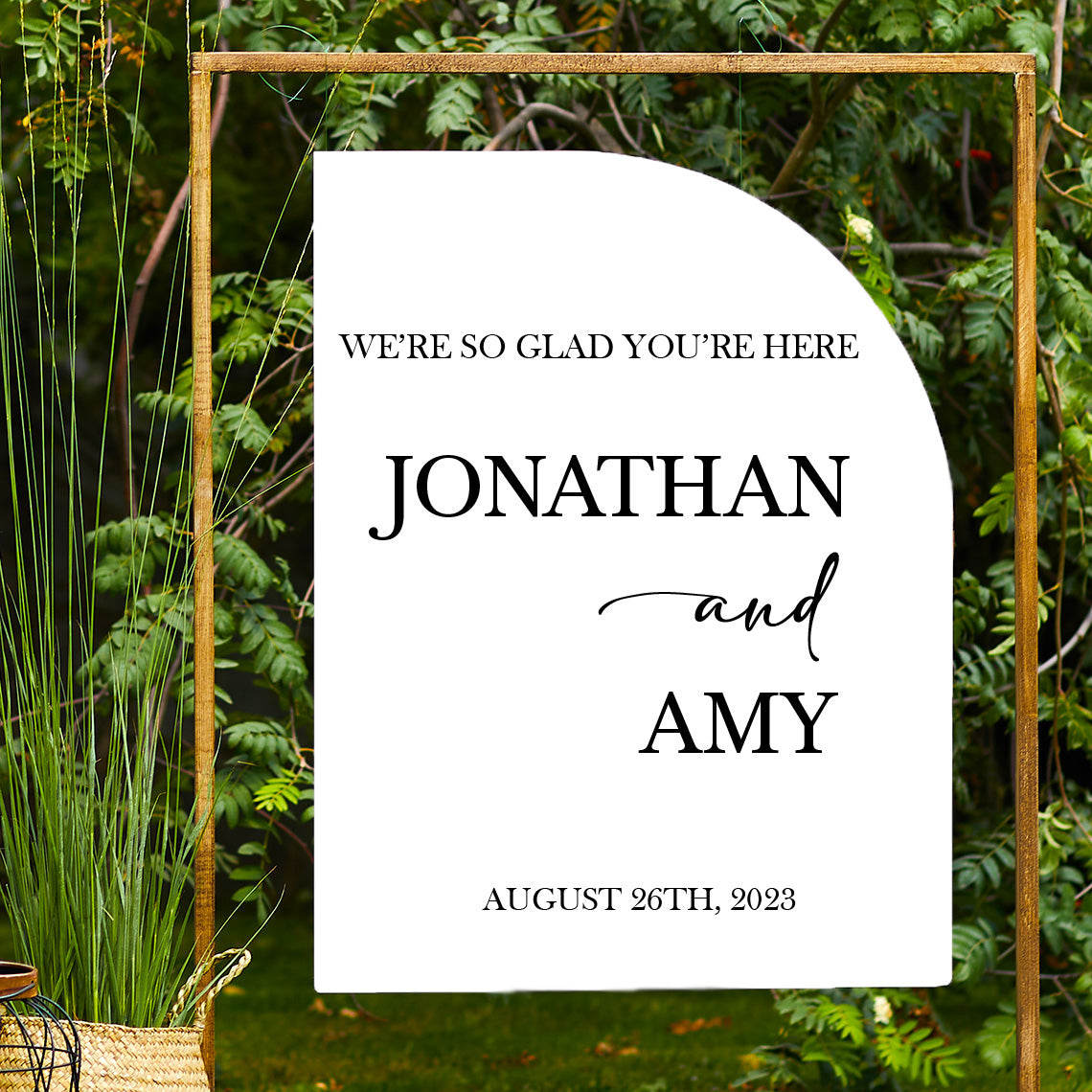 Wedding/ Engagement Welcome Sign